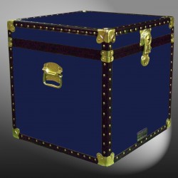 20-093 R NAVY Cube Storage Trunk with ABS Trim