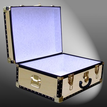 11-069 W WOOD 24 Storage Trunk Case with ABS Trim