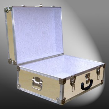 11-070 WE WOOD 24 Storage Trunk Case with Alloy Trim