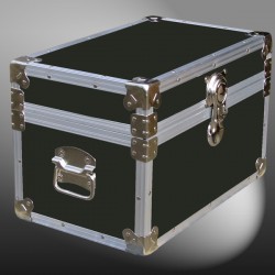 12-059 RE OLIVE Tuck Box Storage Trunk with Alloy Trim
