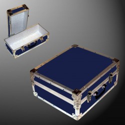 17-077 RE NAVY Single 200 Storage Trunk with Alloy Trim