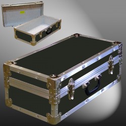 18-073 RE OLIVE CD 100 Storage Trunk with Alloy Trim