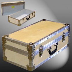 18-062 WE WOOD CD 100 Storage Trunk with Alloy Trim