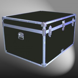 02-136 RE OLIVE Jumbo Storage Trunk with Alloy Trim