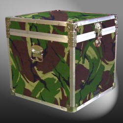 20-145 JCE JUNGLE CAMO Cube Storage Trunk with Alloy Trim
