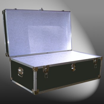 06-090 RE OLIVE 36 Cabin Storage Trunk with Alloy Trim