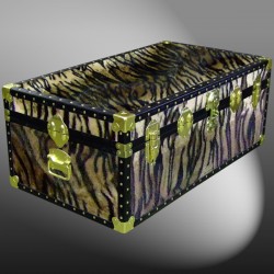 06-190 TI FAUX TIGER 36 Cabin Storage Trunk with ABS Trim