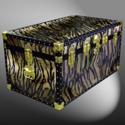 07-189 TI FAUX TIGER 33 Deep Storage Trunk with ABS Trim