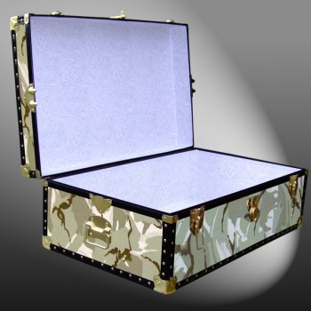 09-143 DS DESERT STORM CAMO 30 Cabin Storage Trunk with ABS Trim