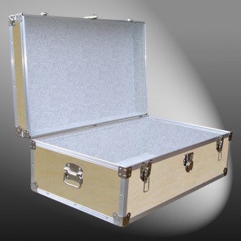 09-074 WE WOOD 30 Cabin Storage Trunk with Alloy Trim