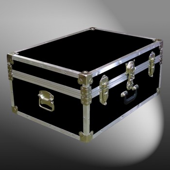 10-090 RE BLACK 27 Cabin Storage Trunk with Alloy Trim