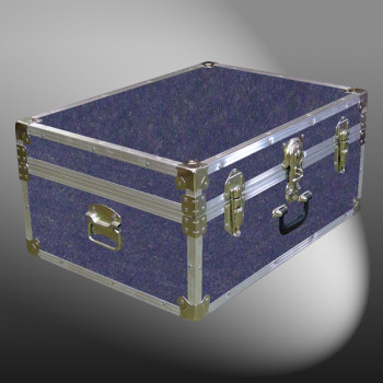 10-132 DE DENIM27 Cabin Storage Trunk with Alloy Trim