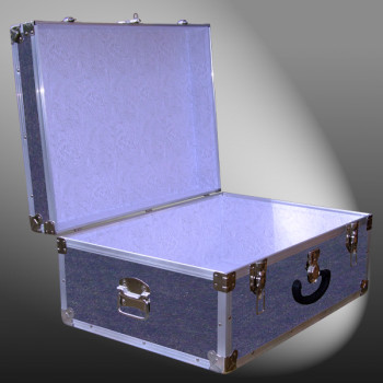 10-132 DE DENIM27 Cabin Storage Trunk with Alloy Trim