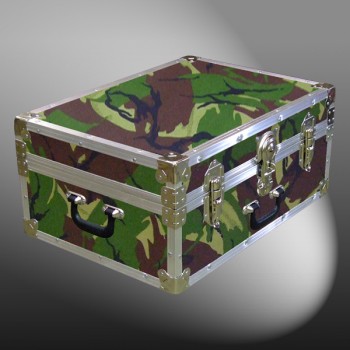 11-136 JCE JUNGLE CAMO 24 Storage Trunk Case with Alloy Trim
