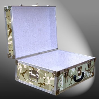 11-140 DSE DESERT STORM CAMO 24 Storage Trunk Case with Alloy Trim