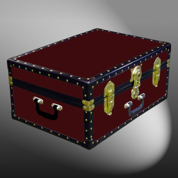 11-080 R MAROON 24 Storage Trunk Case with ABS Trim