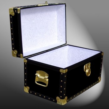 12-058 R BLACK Tuck Box Storage Trunk with ABS Trim