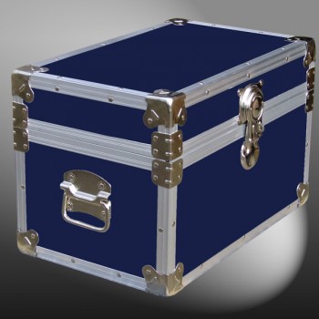 12-060.5 RE NAVY Tuck Box Storage Trunk with Alloy Trim