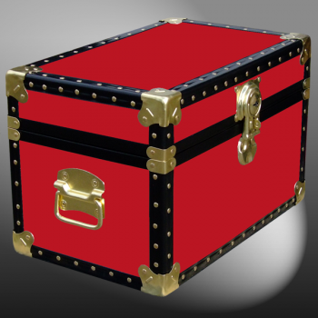 12-056.5 R RED Tuck Box Storage Trunk with ABS Trim