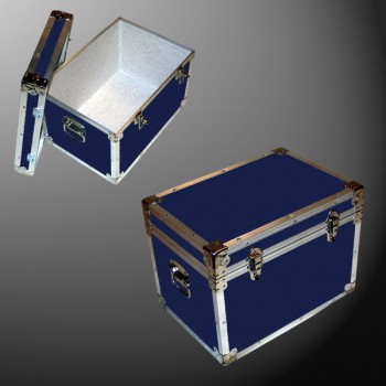 13-083 RE NAVY LP 150 Storage Trunk with Alloy Trim