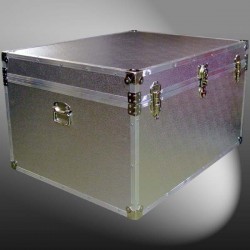 02-129 AE ALLOY Jumbo Storage Trunk with Alloy Trim