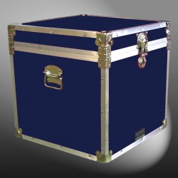 20-098 RE NAVY Cube Storage Trunk with Alloy Trim