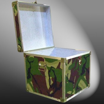 20-145 JCE JUNGLE CAMO Cube Storage Trunk with Alloy Trim