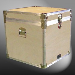 20-084 WE WOOD Cube Storage Trunk with Alloy Trim