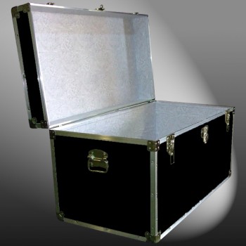 04-113 RE BLACK 38 Deep Storage Trunk with Alloy Trim