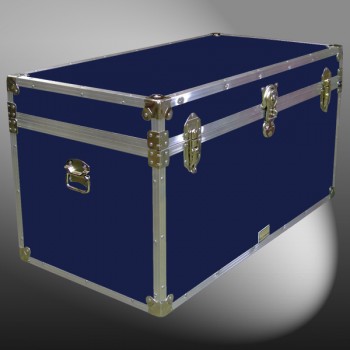 04-112 RE NAVY 38 Deep Storage Trunk with Alloy Trim