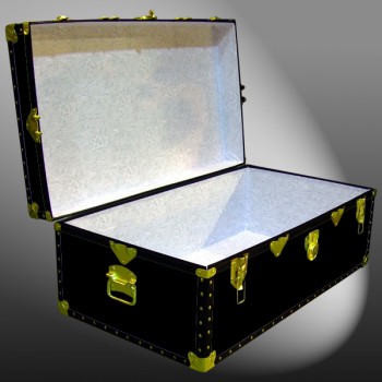 06-088 R BLACK 36 Cabin Storage Trunk with ABS Trim