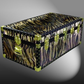 06-190 TI FAUX TIGER 36 Cabin Storage Trunk with ABS Trim