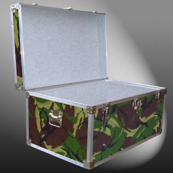 07-144 JCE JUNGLE CAMO 33 Deep Storage Trunk with Alloy Trim