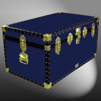 07-086 R NAVY 33 Deep Storage Trunk with ABS Trim