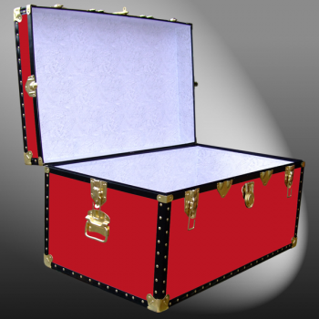 07-084 R RED 33 Deep Storage Trunk with ABS Trim