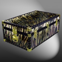 08-185 TI FAUX TIGER 33 Cabin Storage Trunk with ABS Trim